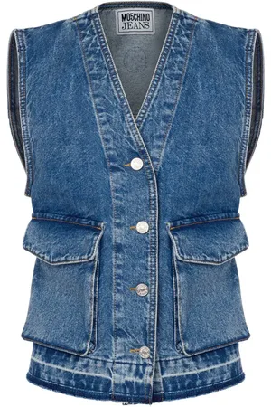 Moschino Cargo denim vest