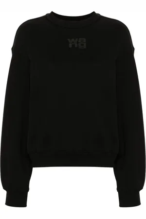 Alexander Wang Logo-embossed cotton sweatshirt