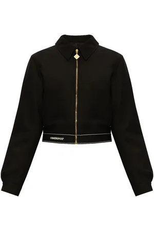 Casablanca Zip-fastening logo-print jacket