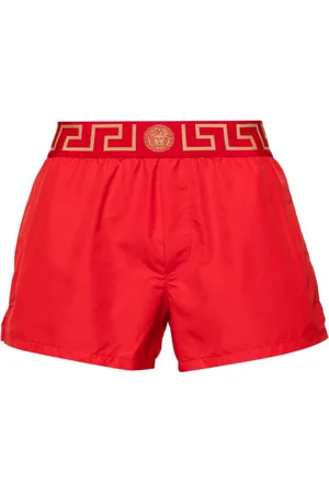 VERSACE Greca Border swim shorts