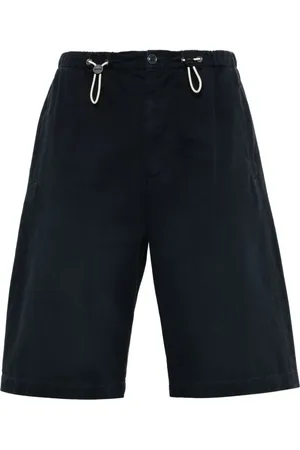 Gucci Logo-embroidered twill bermuda shorts