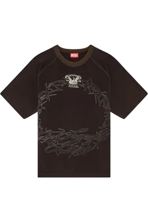 Diesel T-Roxt-Q1 contrast-stitch T-shirt