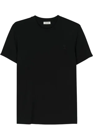 Sandro Embroidered-logo T-shirt