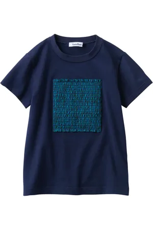 Familiar Appliqué-detail cotton T-shirt