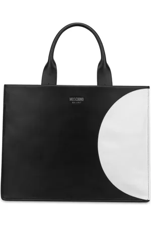 Moschino Panelled leather tote bag