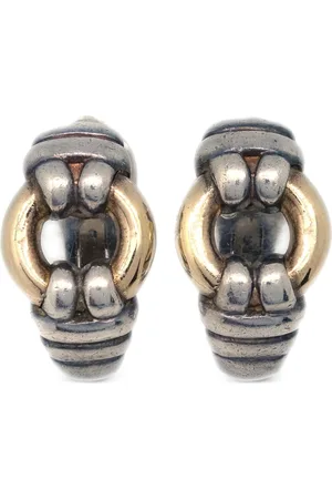 Hermès 1990-2000s brushed clip-on earrings