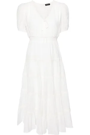 tout a coup Poplin ruffled dress