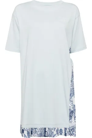 Musium Div. Logo-embroidered cotton minidress