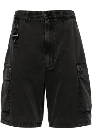 Izzue Keyring-attachment denim shorts