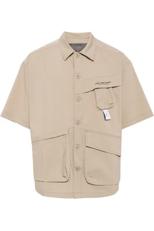 Musium Div. Multiple-pocket cotton-blend shirt