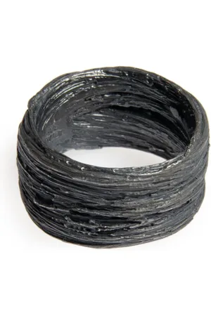 Detaj Wide-band textured ring