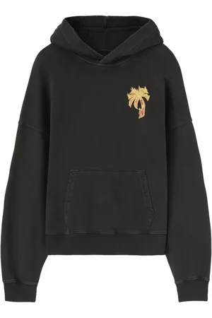 Palm Angels Burning Palm cotton hoodie
