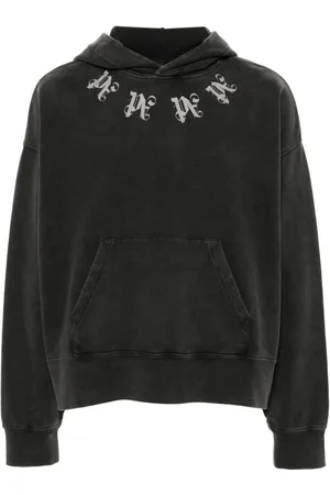 Palm Angels Monogram-print cotton hoodie