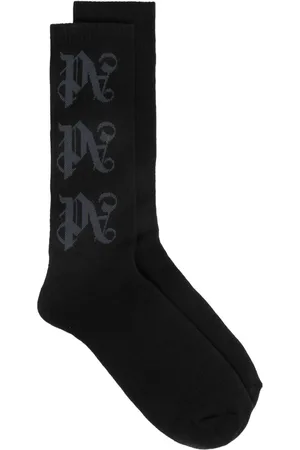 Palm Angels Monogram ribbed socks