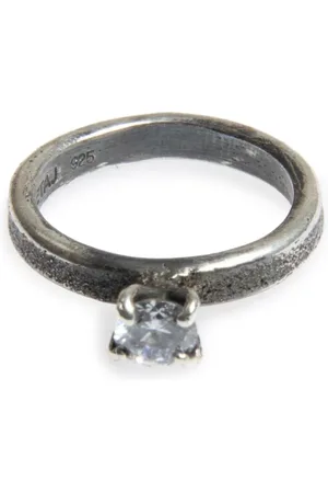 Detaj Diamond solitaire-band ring