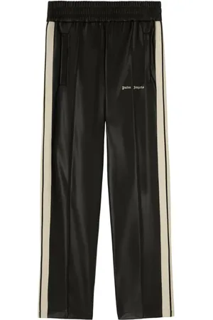 Palm Angels Logo-embroidered straight-leg track pants