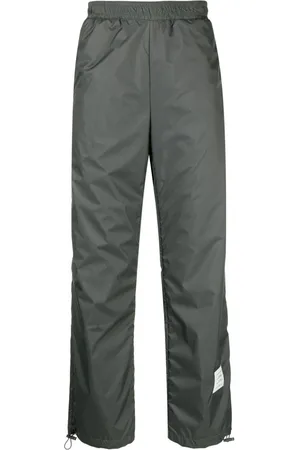 Thom Browne Logo-patch sheer-ripstop track pants