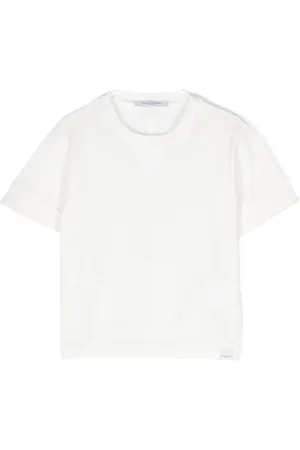 Paolo Pecora Panel-detail linen blend T-shirt