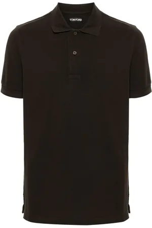 Tom Ford Short-sleeved cotton polo shirt