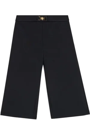VERSACE Medusa Head-motif wide-leg trousers