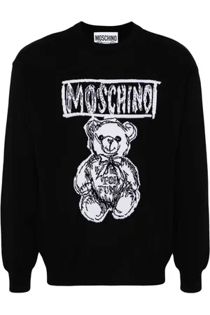 Moschino Teddy Bear-intarsia wool jumper
