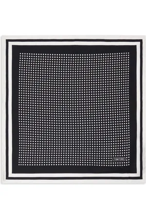 Tom Ford Polka-dot silk pocket square