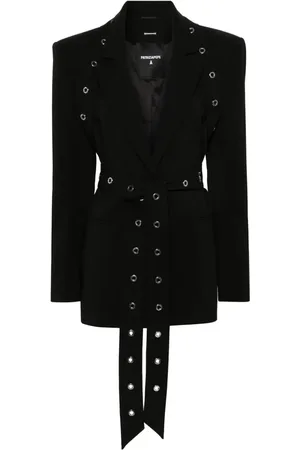 Patrizia Pepe Eyelet-detailing blazer