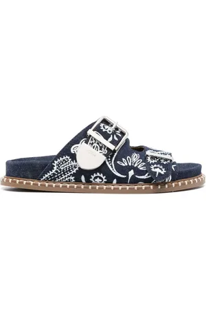 Chloé Rebecca denim sandals