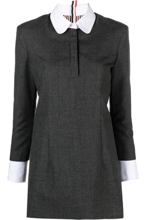 Thom Browne Virgin wool shift minidress