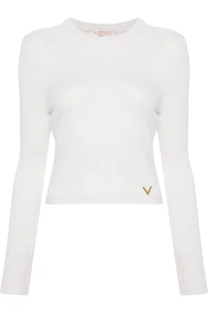VALENTINO GARAVANI V-logo cashmere jumper