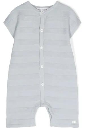 Tartine Et Chocolat Striped fine-knit shorties