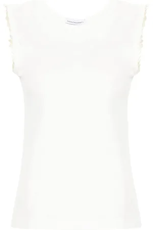 Niccolo Pasqualetti Pleat-detail cotton top
