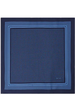 Tom Ford Polka-dot silk pocket square
