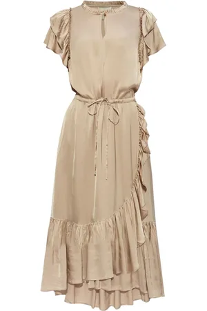 Munthe Draped satin midi dress