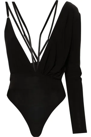 Alchemy X Lia Aram V-neck strapped bodysuit