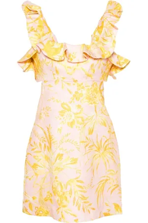ZIMMERMANN Golden Ruffle mini dress