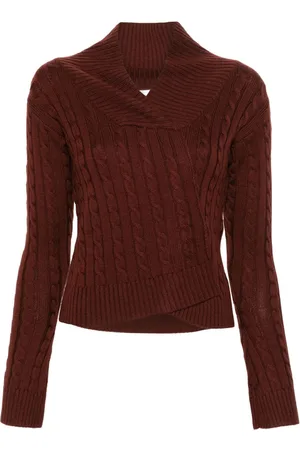 Victoria Beckham Cable-knit merino jumper