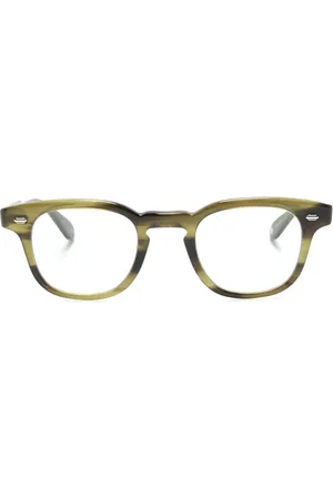 GARRETT LEIGHT Sherwood square-frame glasses