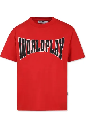Molo Slogan-print organic-cotton T-shirt