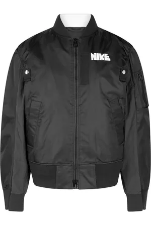 Nike X sacai layered bomber jacket