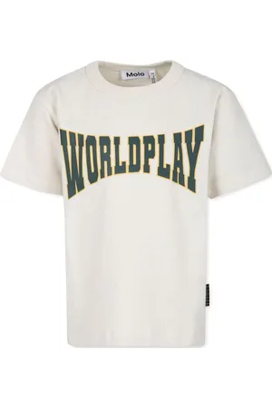 Molo Slogan-print cotton T-shirt