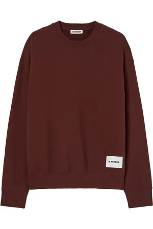 Jil Sander Logo-appliqué cotton sweatshirt