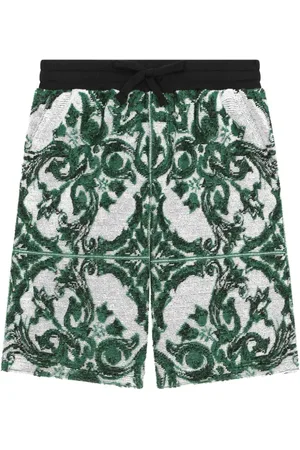 Dolce & Gabbana Jacquard-print cotton shorts