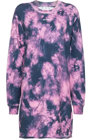 OFF-WHITE Arrows tie-dye sweatshirt dress