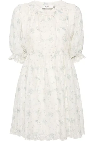 B+AB Floral-print minidress