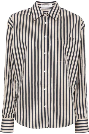 The Frankie Shop Lui textured-finish shirt