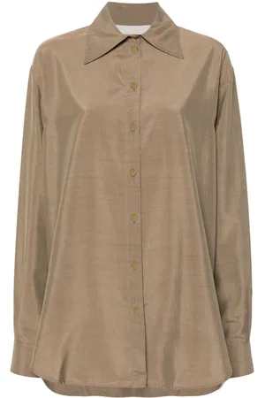 Quira Pointed-collar buttoned shirt