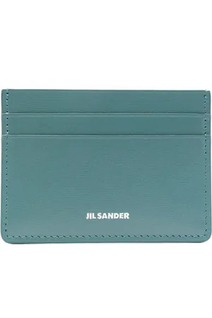 Jil Sander Logo-print leather cardholder