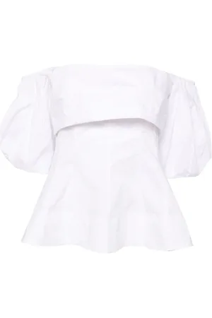 Staud Palermo cotton-blend blouse