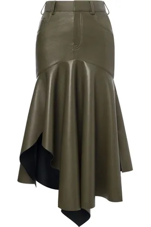 Serafini Panelled fishtail skirt